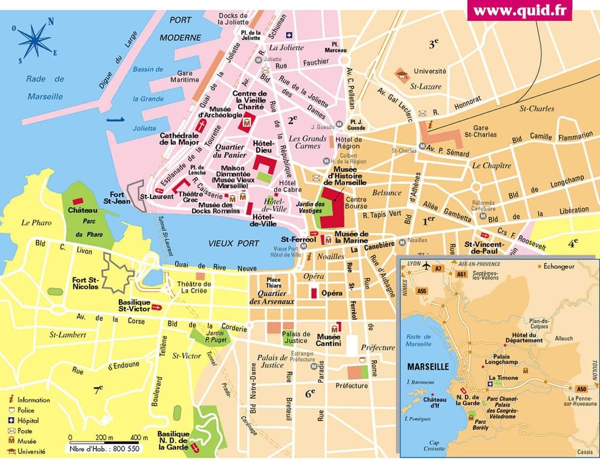 马赛，法国图的城市